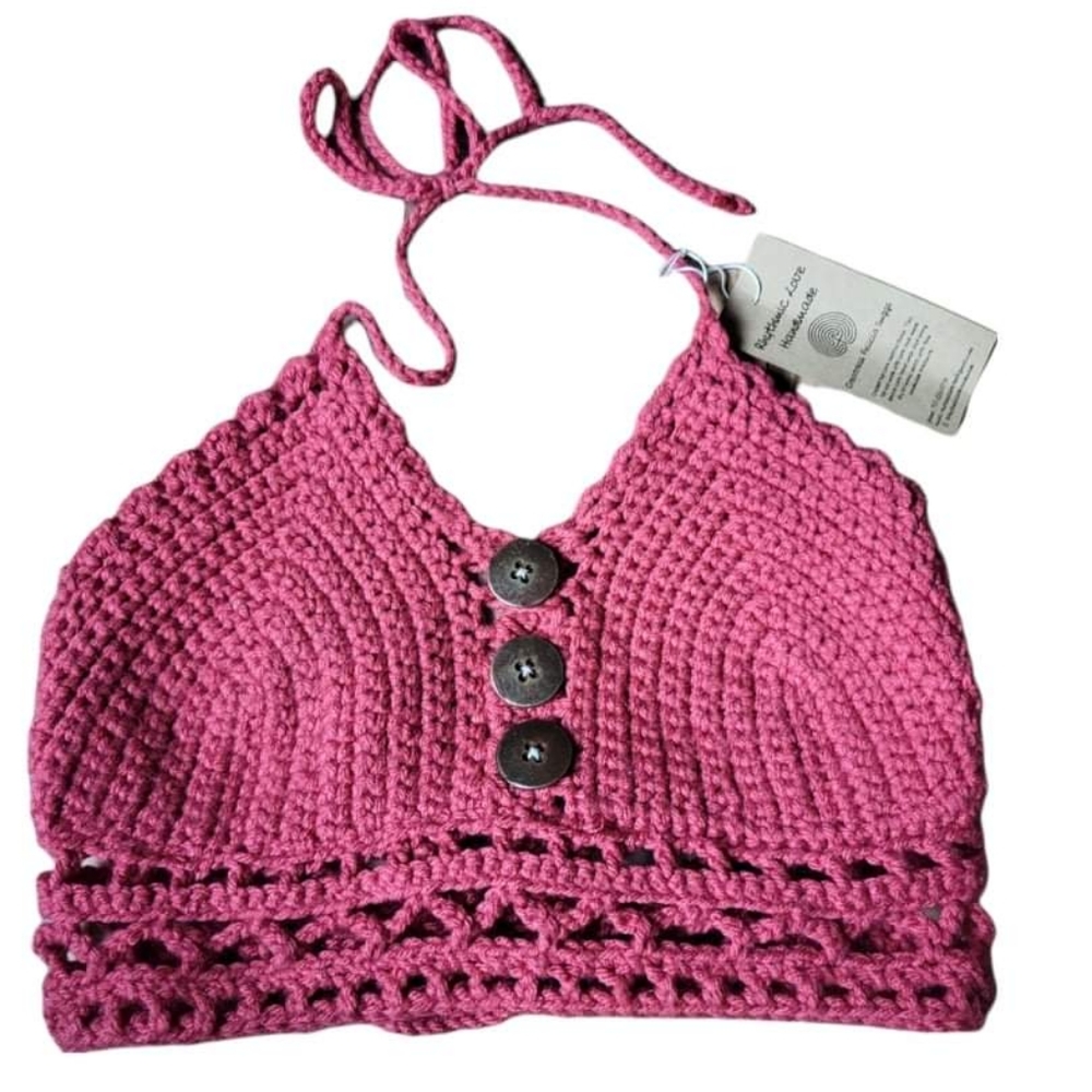 Handmade womans crochet tops